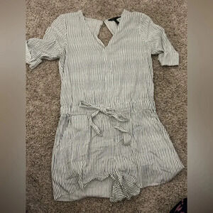 Pinstripe romper